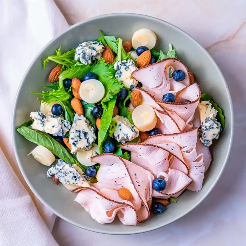 Ensalada fresca con trozos de pavo Delipavo